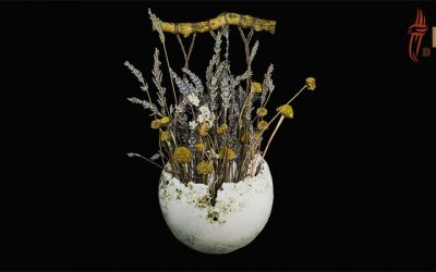 Barro. Engobe. Tú y unas flores secas. Video 10