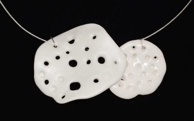 Colgante de porcelana con calado. Video  28