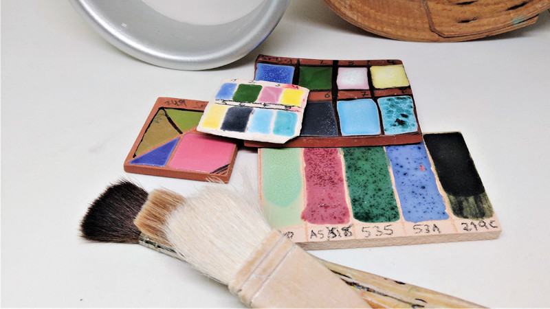 Cómo probar los esmaltes cerámicos para tus trabajos. Vídeo 57